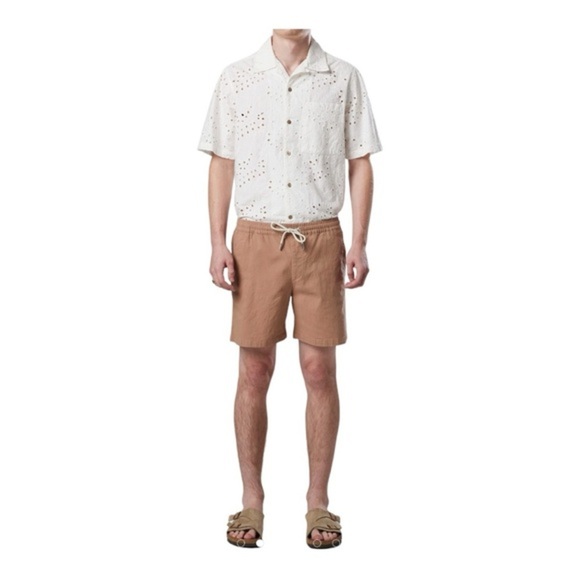 NN07 Other - NN07 Gregor 1447 Lyocell drawstring Shorts in brown NWT